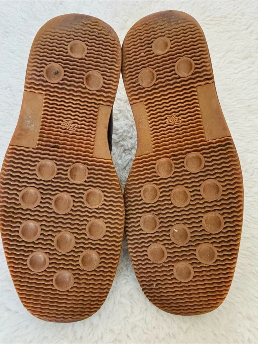Cole Haan Men's Brown Leather Lace-Up Boots - Classic Workwear Chukka Boots 10